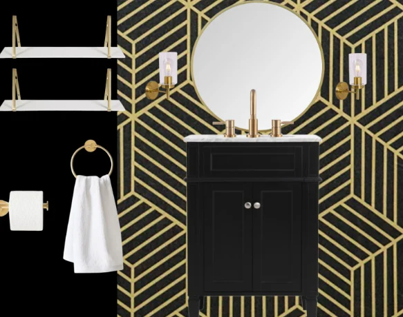 Powder Room Mood Board