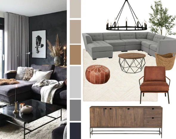 Living Room Mood Board